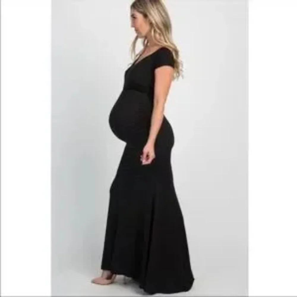 PinkBlush off the shoulder sweetheart mermaid maxi - Picture 2 of 9